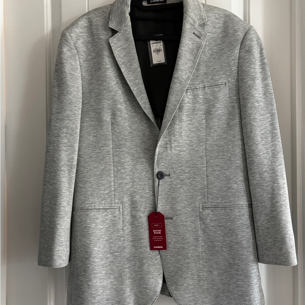 Express Light Gray Sport Coat